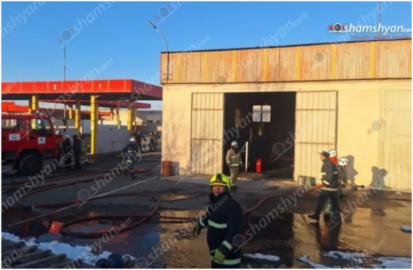 Խոշոր հրդեհ՝ Երևանի ավտոտեխսպասարկման կետում. հայտարարվել է հրդեհի բարդության «ԲԻՍ 1» աստիճան